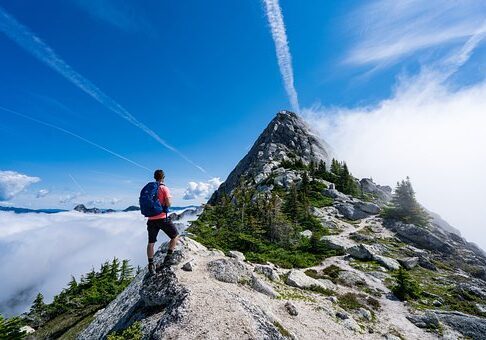 Top of a mountain